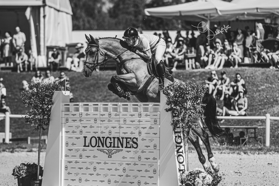 Bryan Balsiger avec JENKINS TER DOORN dans le Grand-Prix du Chalet-à-Gobet.